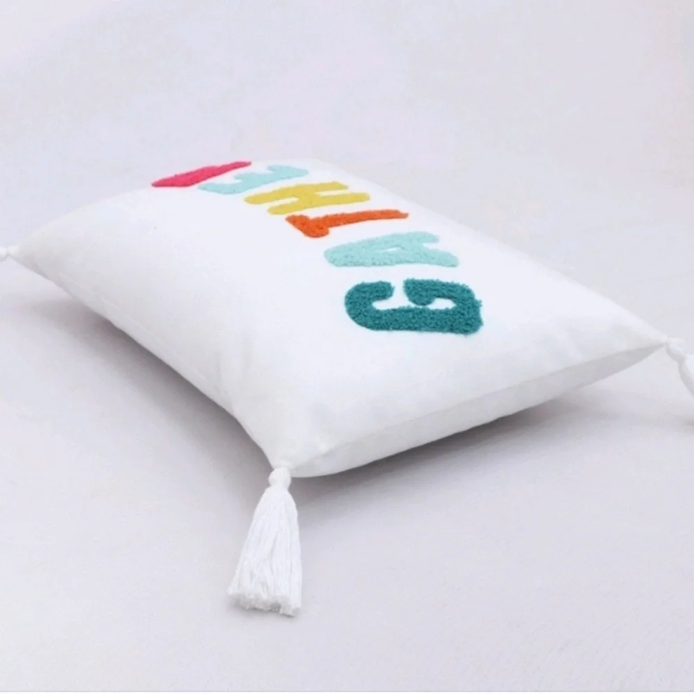 3 for $15 SALE Target Bullseye Playground Gather Pillow w/ tassels